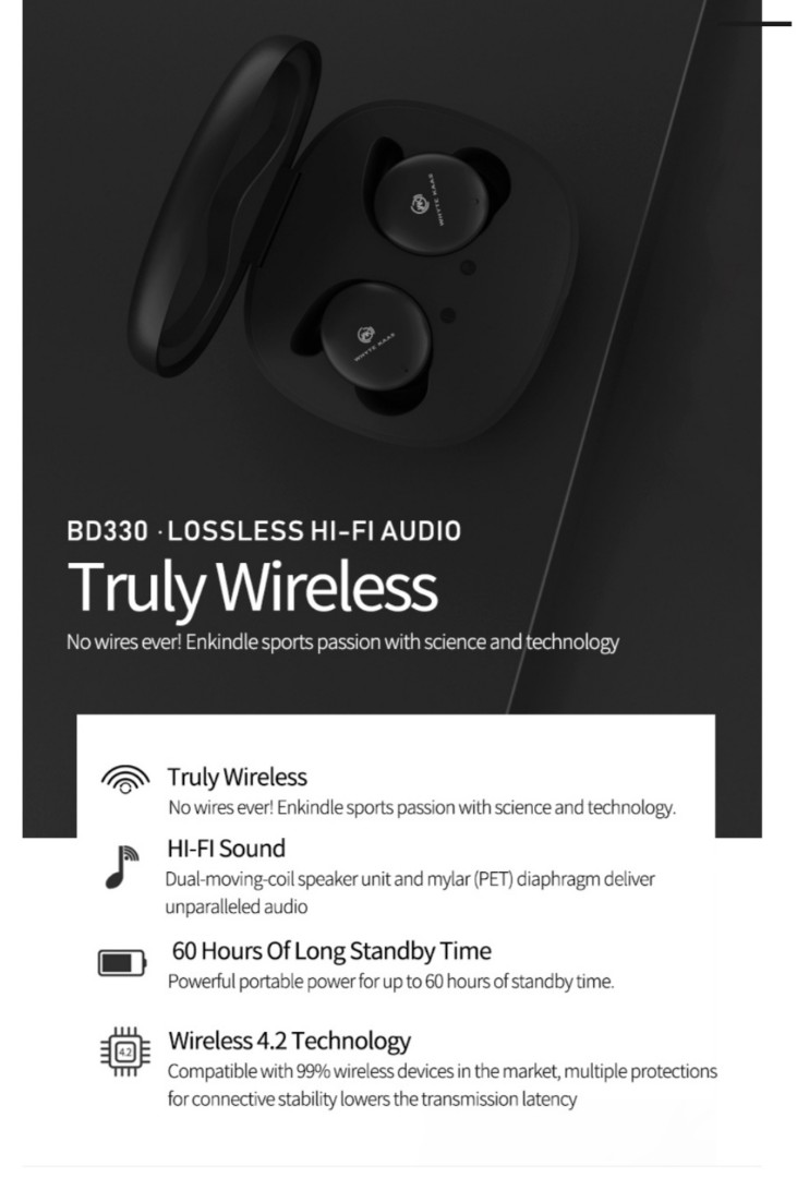 WK BD330, true wireless bluetooth 
