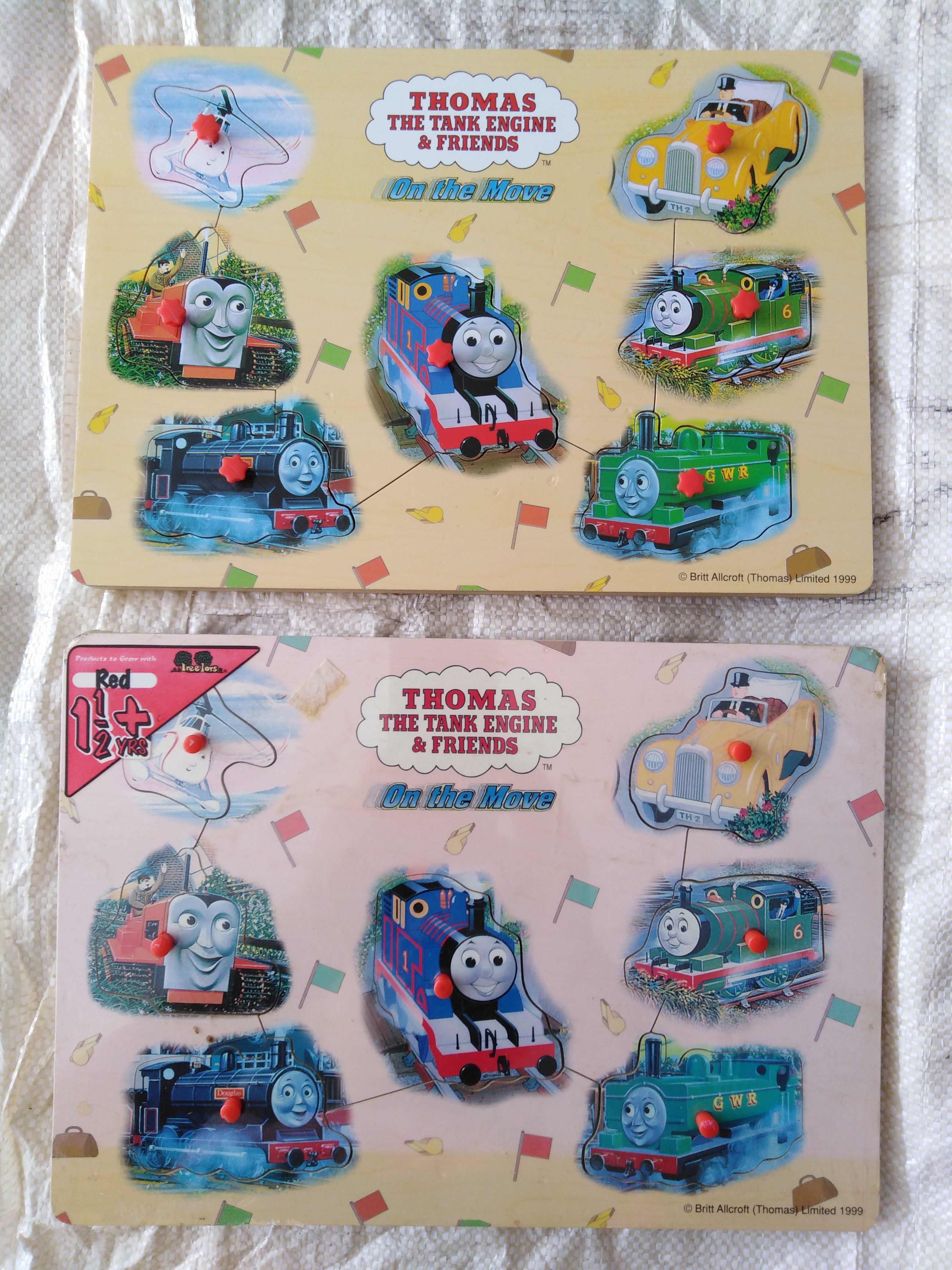 Thomas the shop train wooden puzzle
