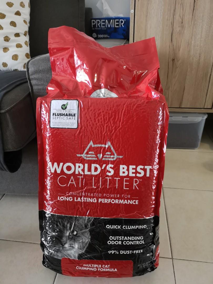 World S Best Cat Litter 28lb Pet Supplies For Cats Cat Accessories On Carousell
