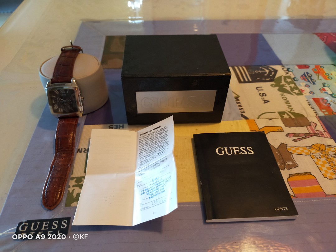 Watch sale guess steel