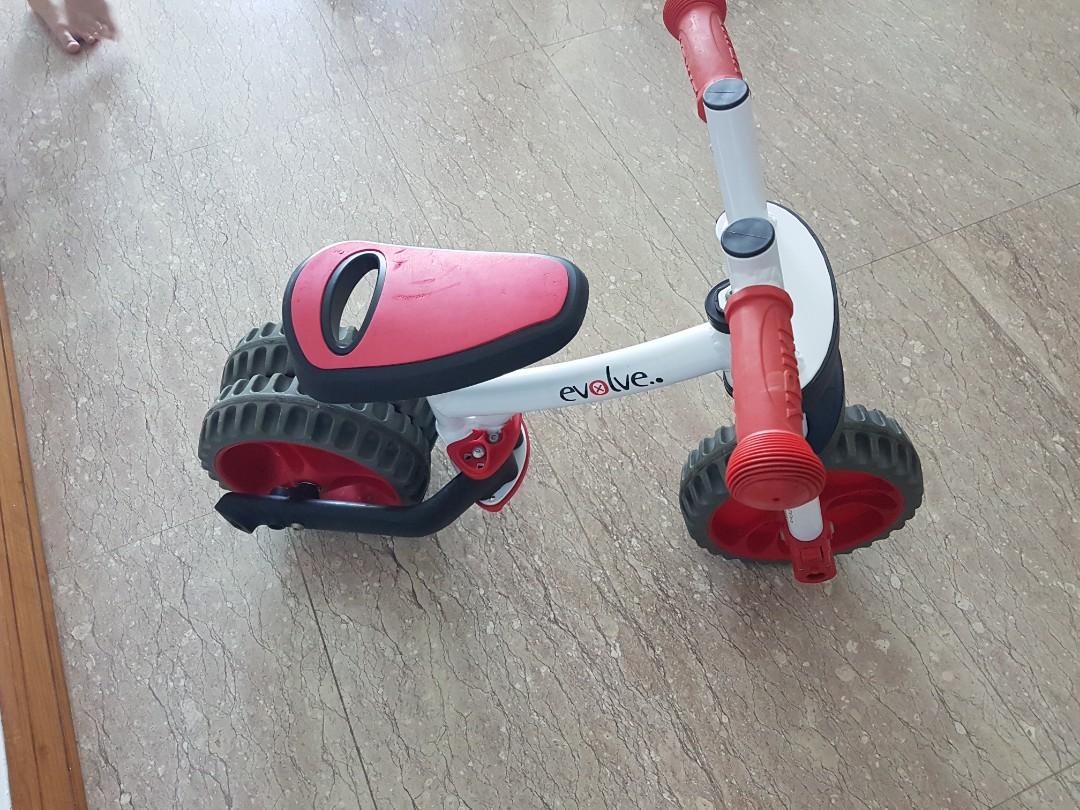 YBIKE EVOLVE 3 IN 1 TRIKE TO BIKE Babies Kids Infant Playtime on Carousell