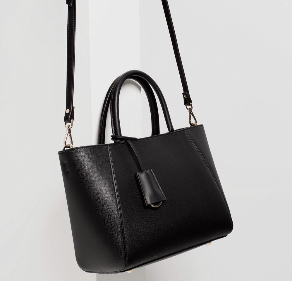 Black 2025 handbags zara