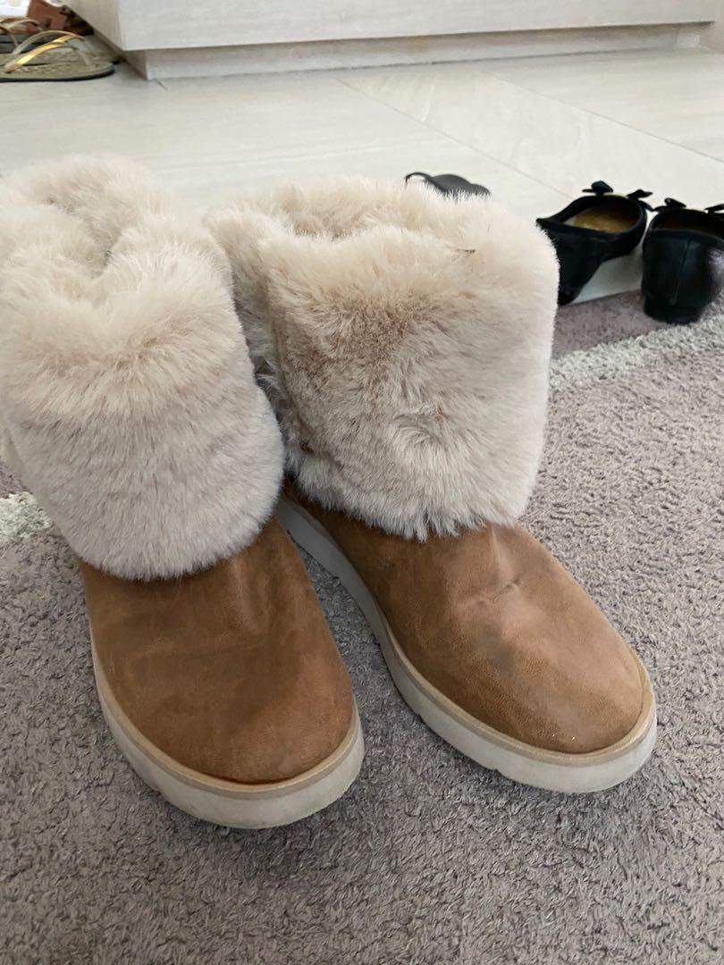 zara snow boots