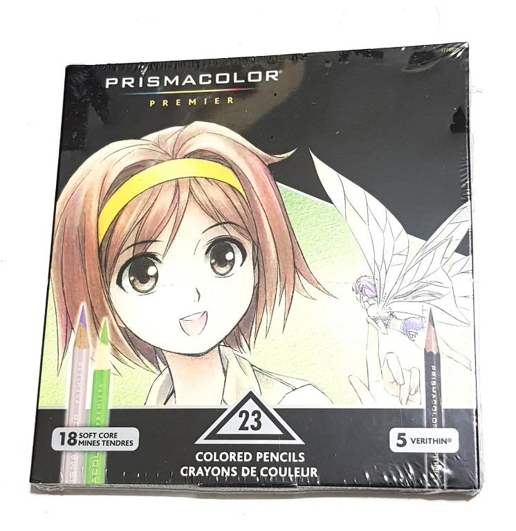 23 colour Prismacolor Premier Manga Colour Pencils, Hobbies ...