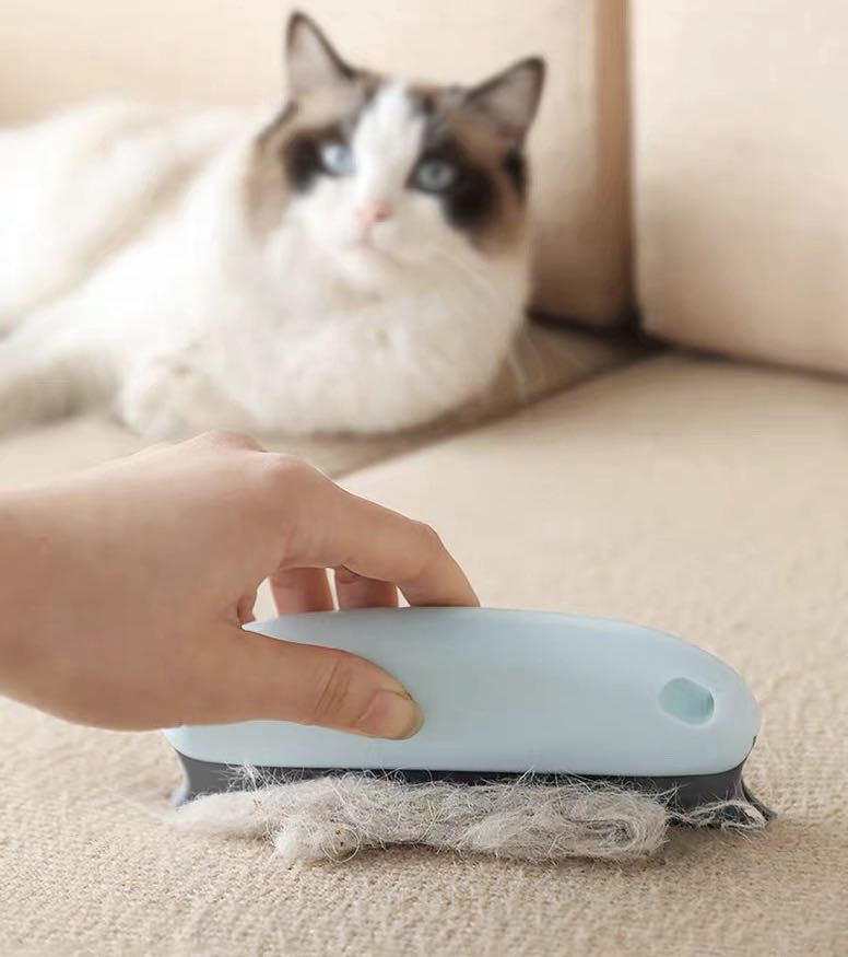 2 in 1 Fur Hair Removal (Sofa, Carpet, Bedsheet, Cloth) DeShedding Massage Tools (Pets / Dogs / Cats)