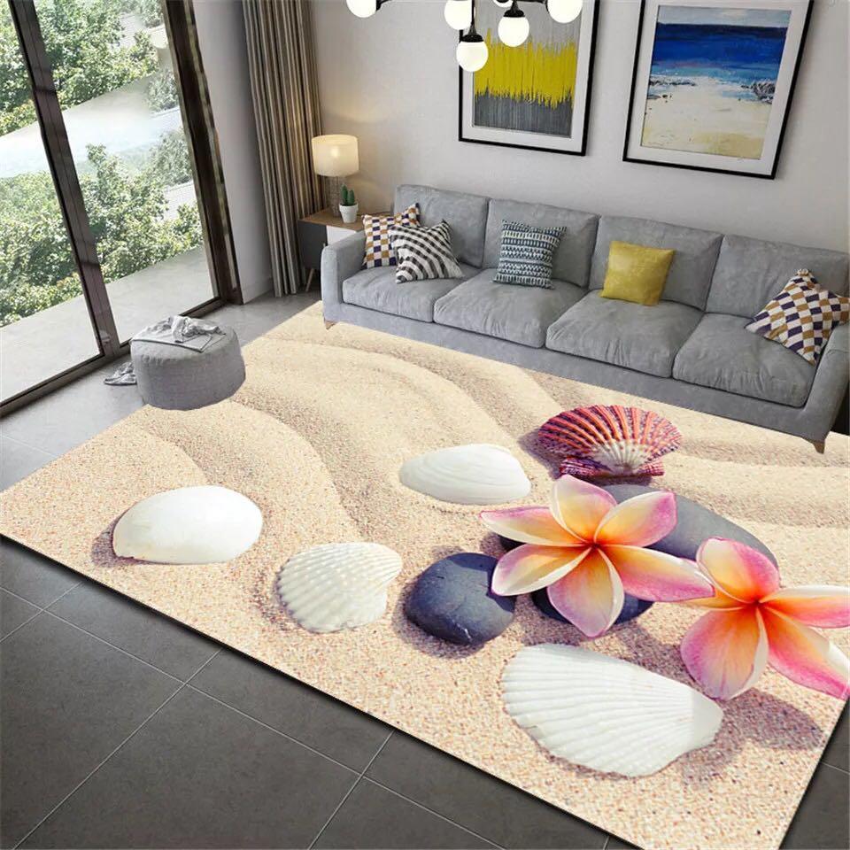 3d Carpet Stone Printed Soft Flannel Large Carpet For Rooms Mats In The Hallway Antislip Kitchen Mat Big Floor Rugs 200 160 Cm Furniture Others On Carousell