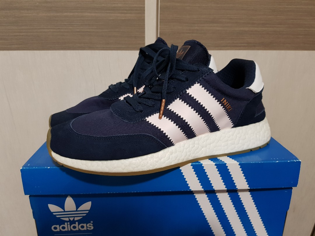 Adidas iniki deals navy blue