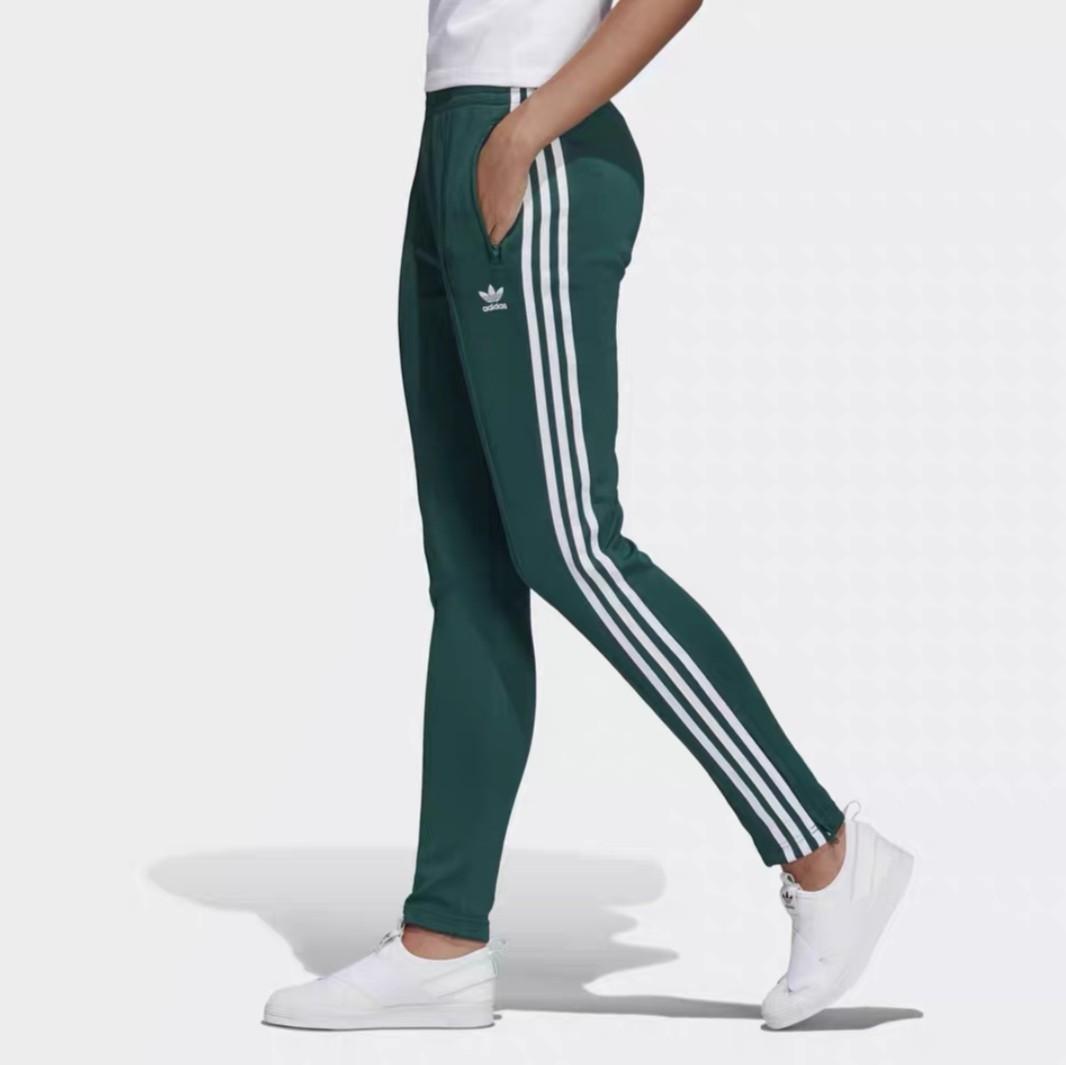 adidas sst track pants noble green