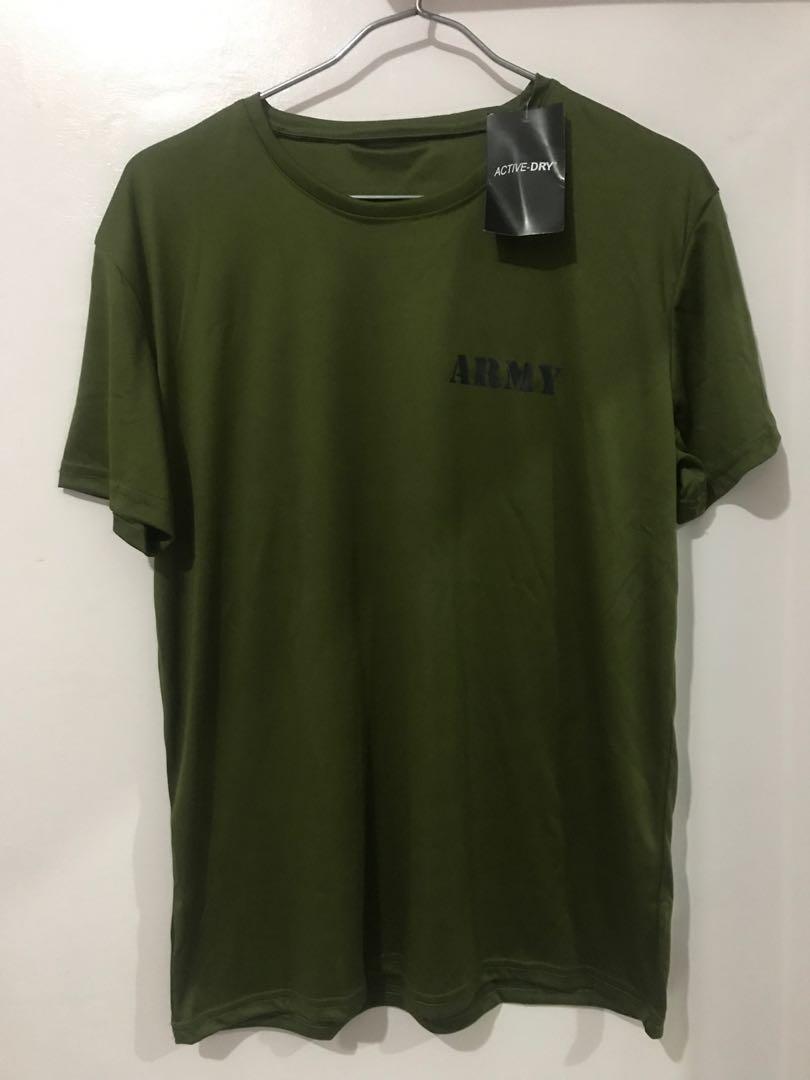 Army green dri deals fit shirt