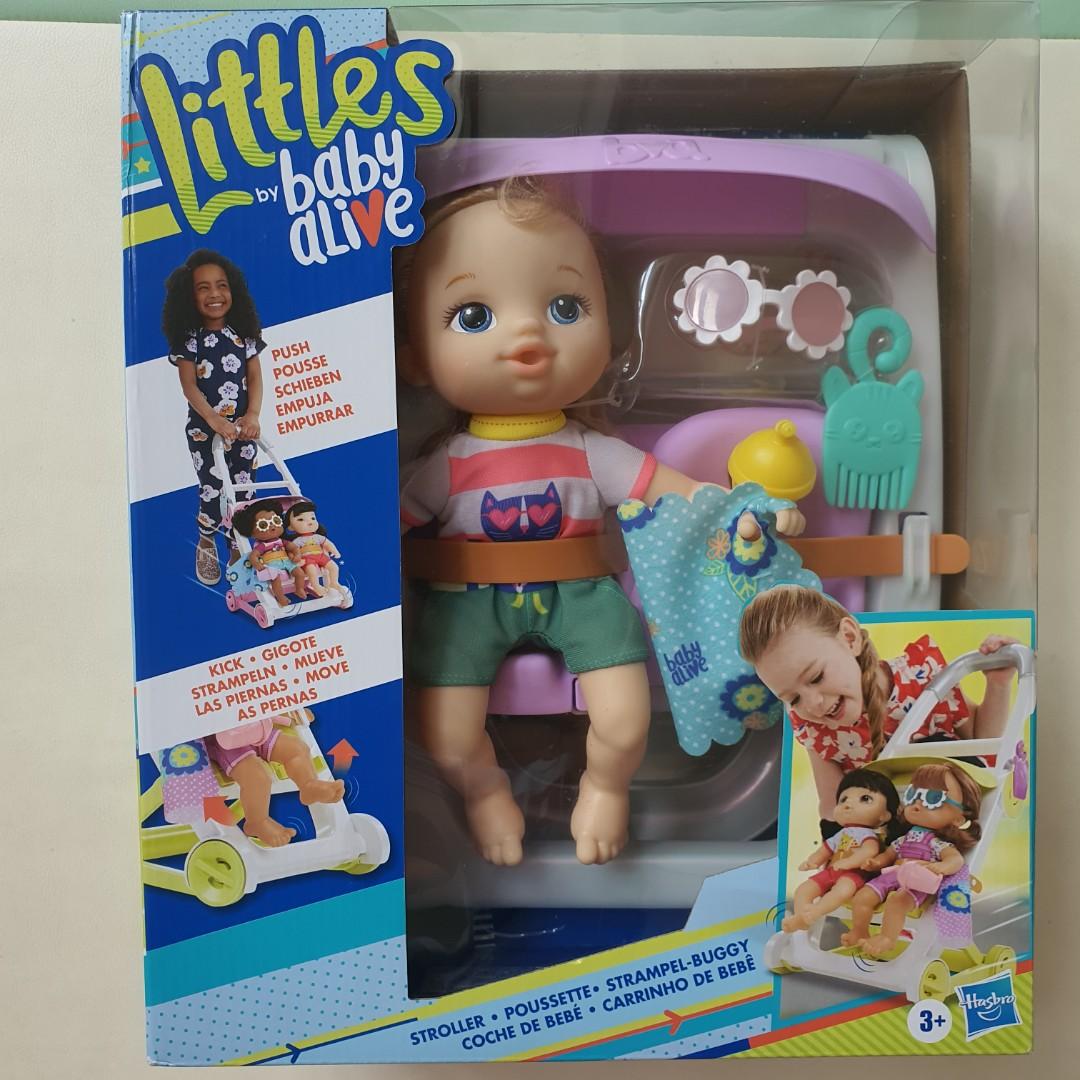 Baby Alive Littles Push N Kick Double Stroller Hobbies Toys Toys Games On Carousell