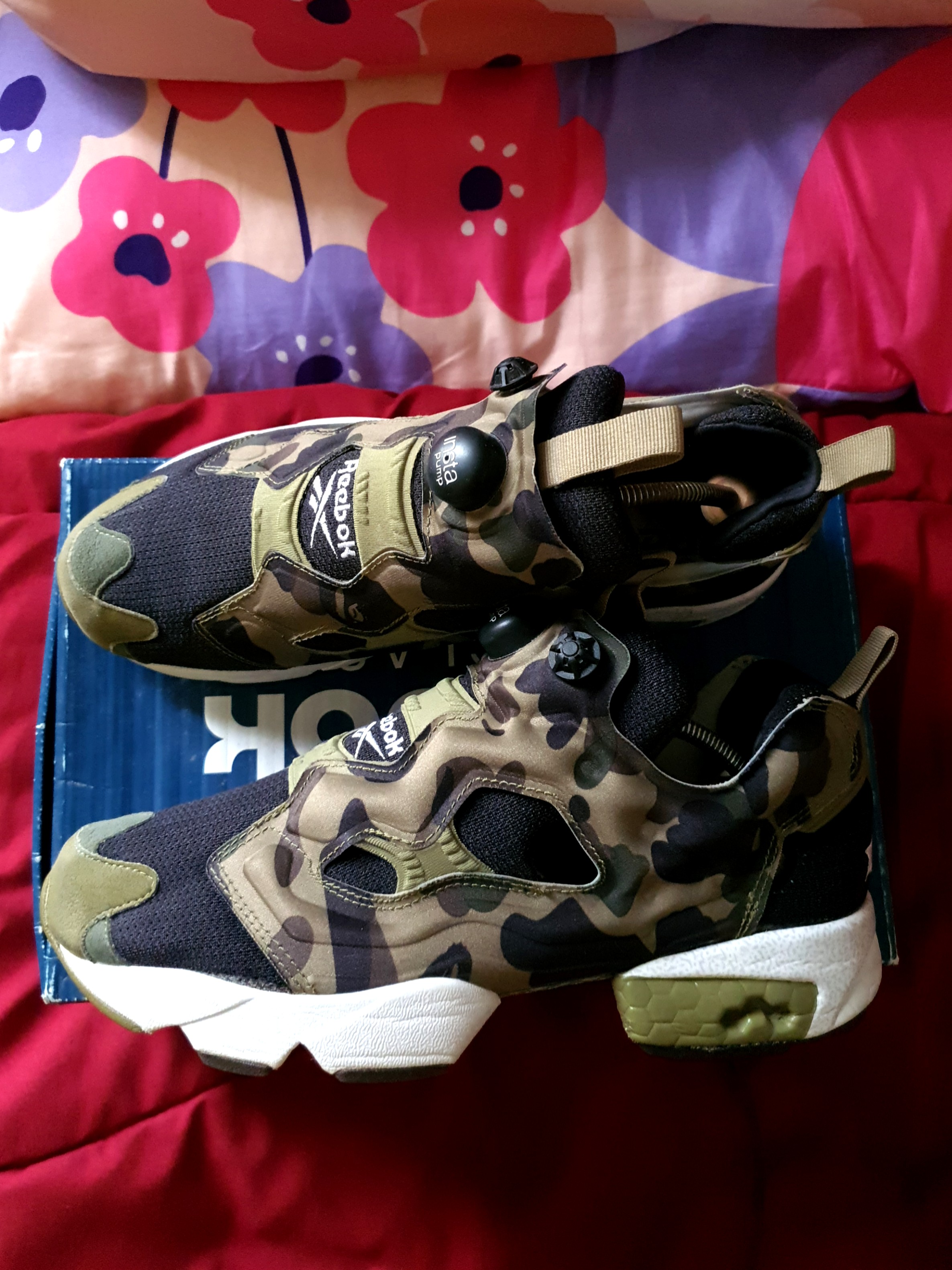Reebok insta pump deals bape