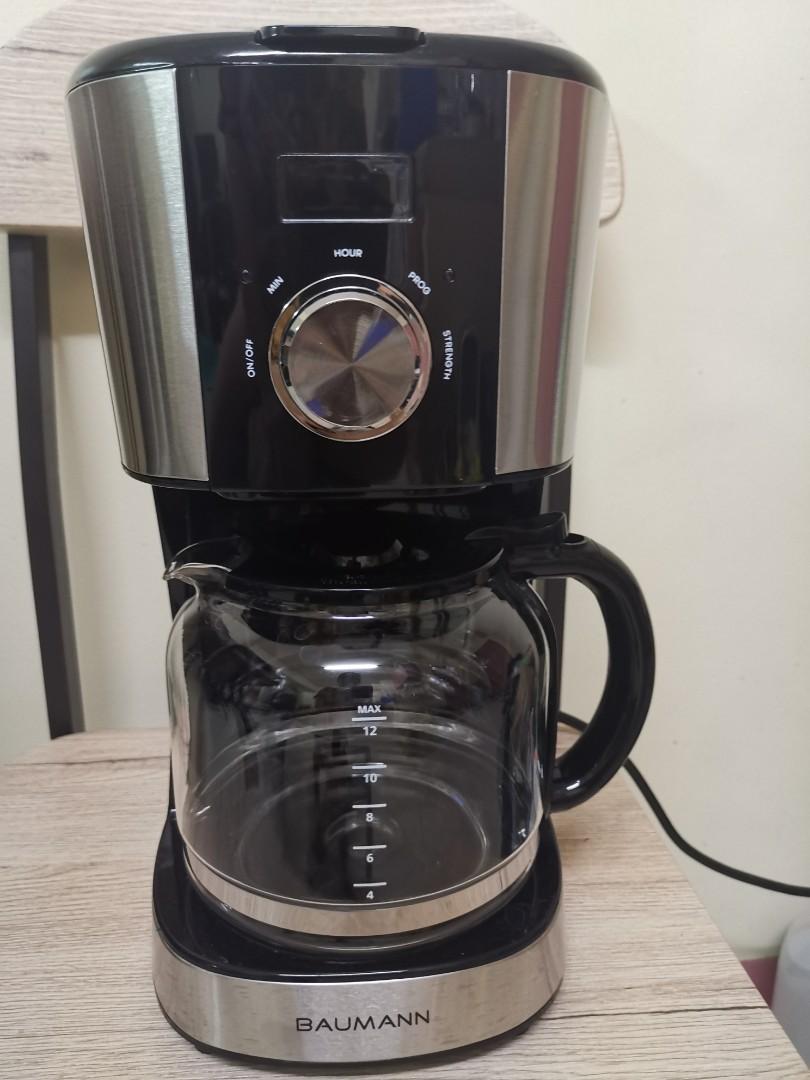 baumann 12 cup programmable coffee maker
