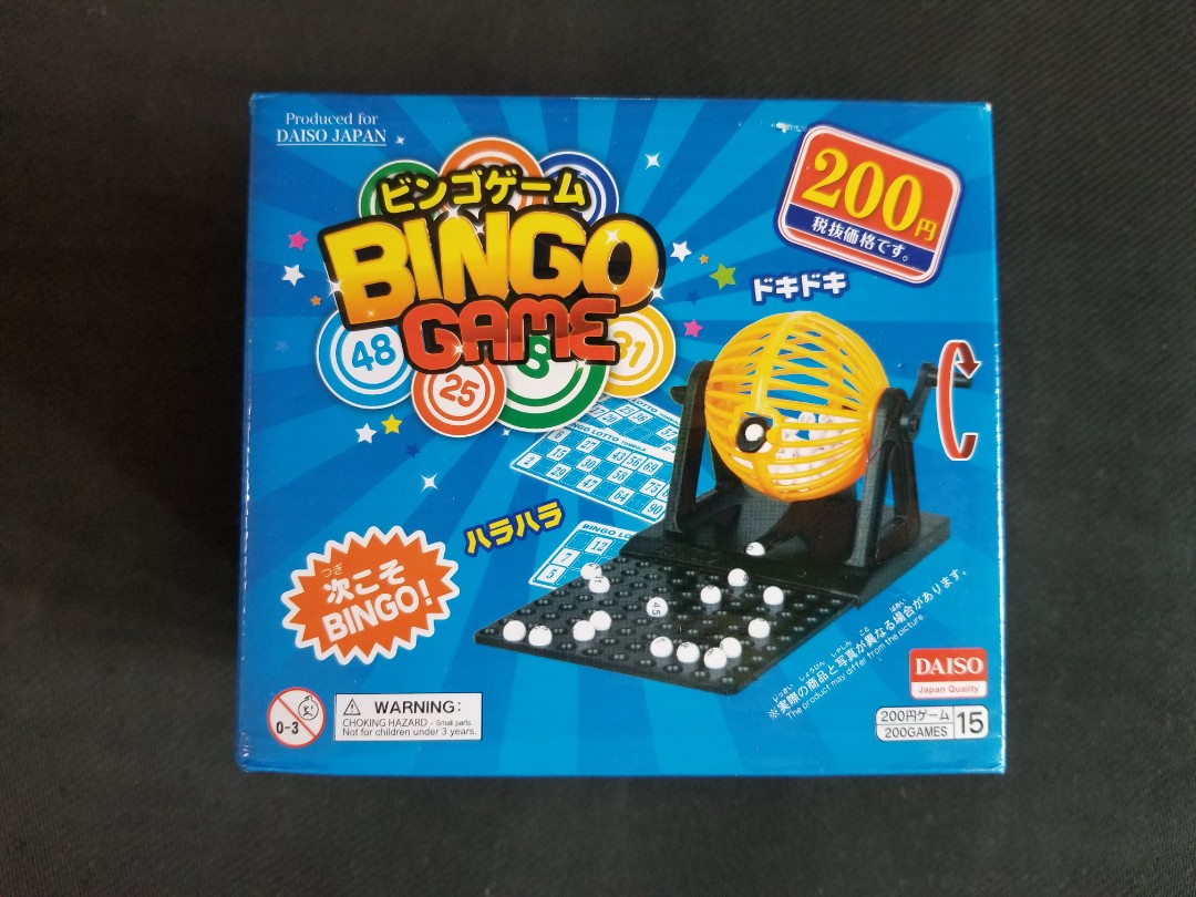 Daiso Bingo Game, 興趣及遊戲, 玩具 & 遊戲類 Carousell