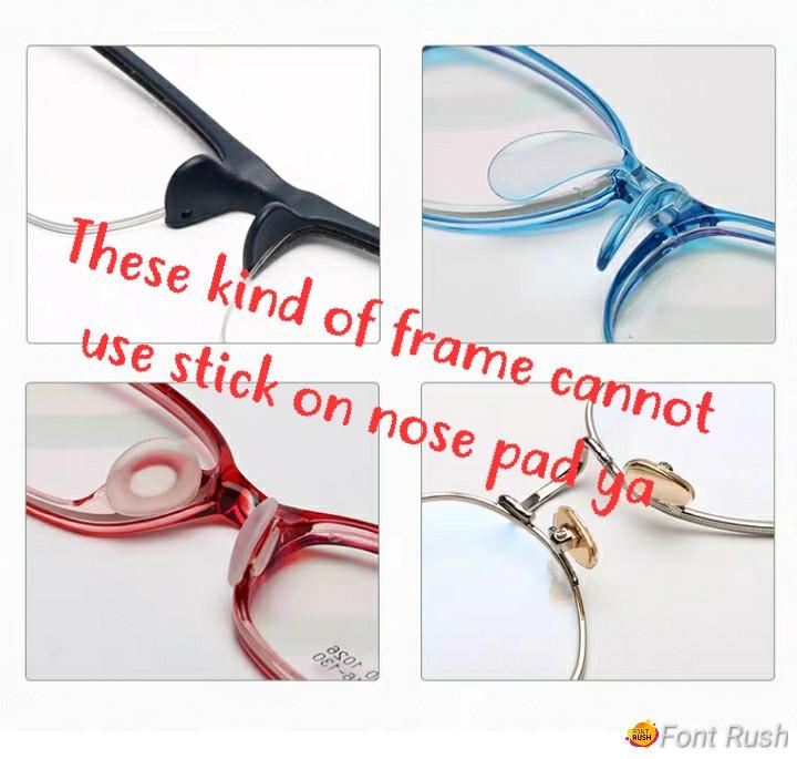 3x Anti-Slip Nose Pad for Spectacles / Glasses Sunglasses Support Ray-Ban Oakley Nike (Category: Other Stationery & Craft) located in Singapore. Submitted by leng8021 (Listing ID 1004344316, Image 4). Description: Brand new, Ready Stock 3 pairs $4.50 4 pairs $6 5 pairs $7 7 pairs $9 For spectacles as shown in pic Colour ava: White / Black Size:- 8.1mm x 17.3mm thickness:- 2.5mm (to be use once only, not suitable to re stick again) Tips:- *Clean y
