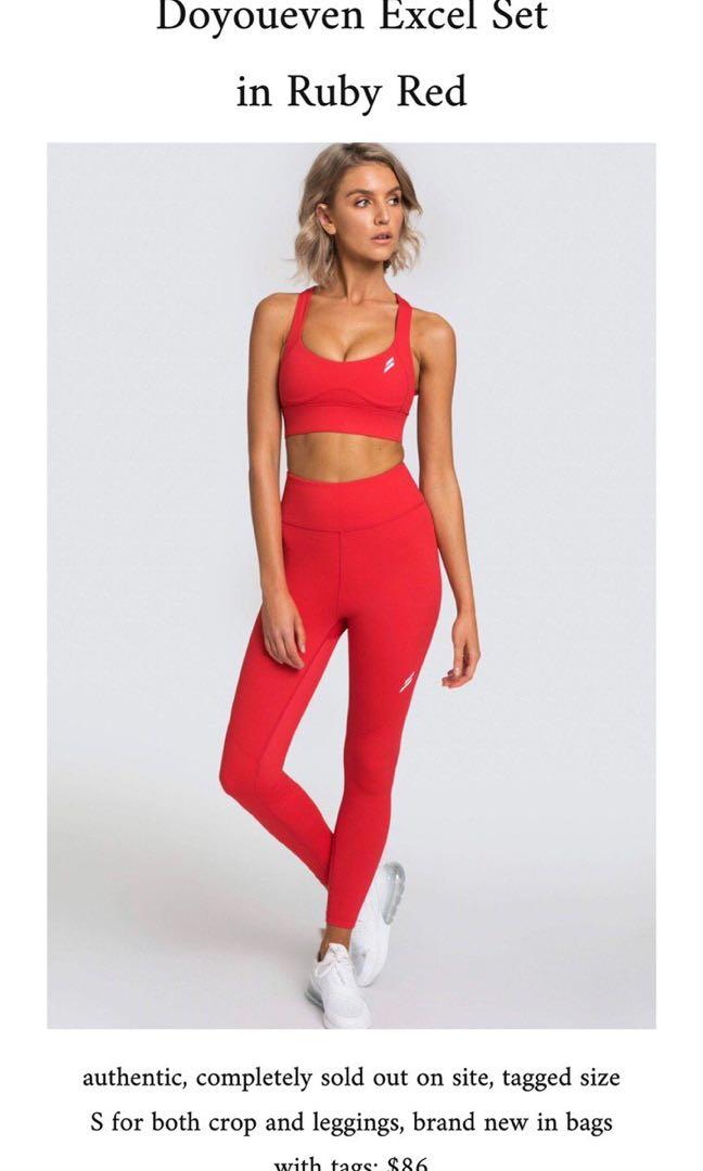 BN DoYouEven Excel Crop Leggings DYE Women s Fashion