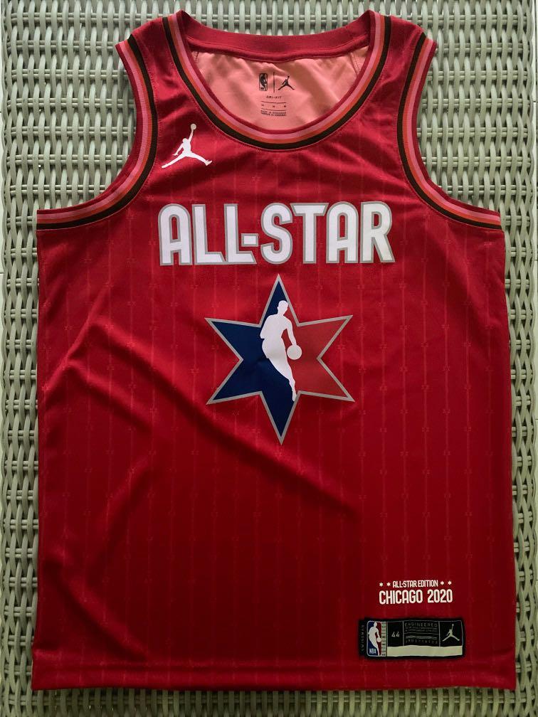 Nike Jordan Stephen Curry All Star 2022 Swingman Jersey Red Mens Sz 44  Medium
