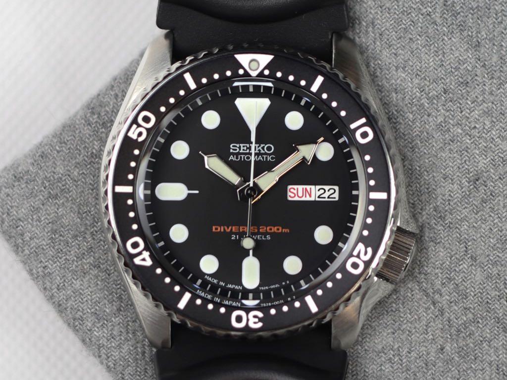 Bnib Seiko Skx007j1 Automatic Diver Watch Rubber Bracelet Skx007 Skx 007 Skx007j Made In Japan Discontinued Men S Fashion Watches On Carousell