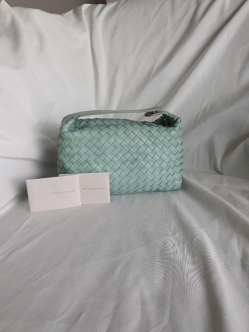 vintage bottega vanity pouch intrecciato