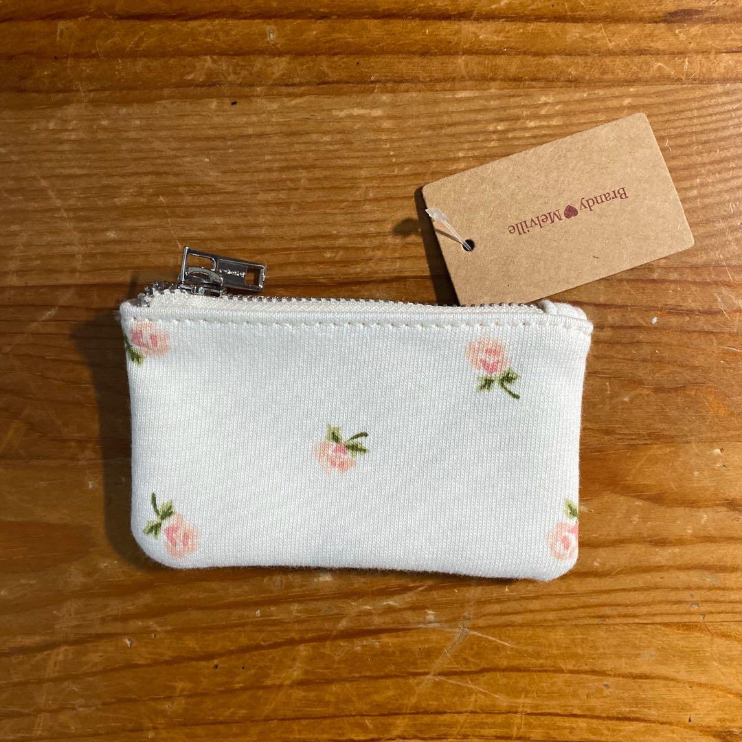Floral coin deals purse