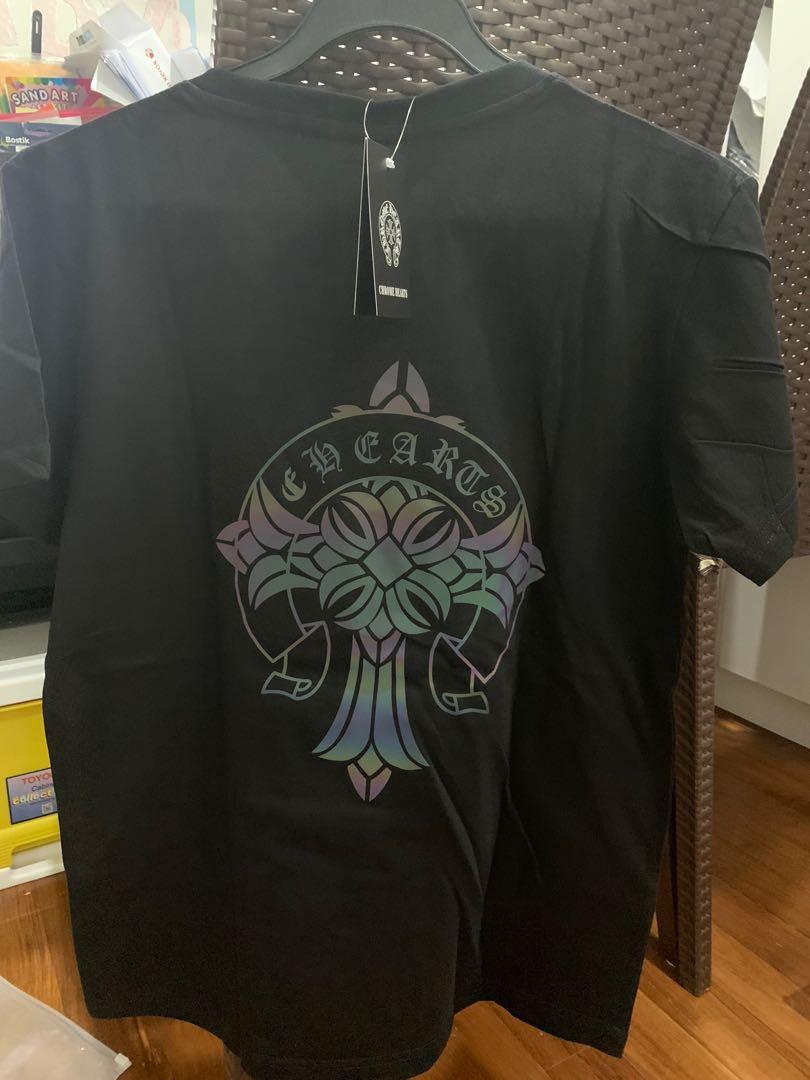 Chrome hearts reflective tee Clearance