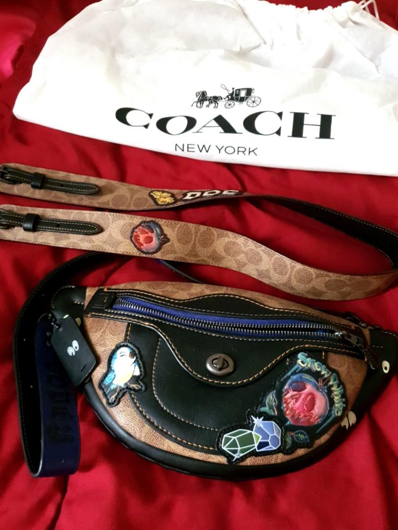 Coach snow white fanny pack new arrivals