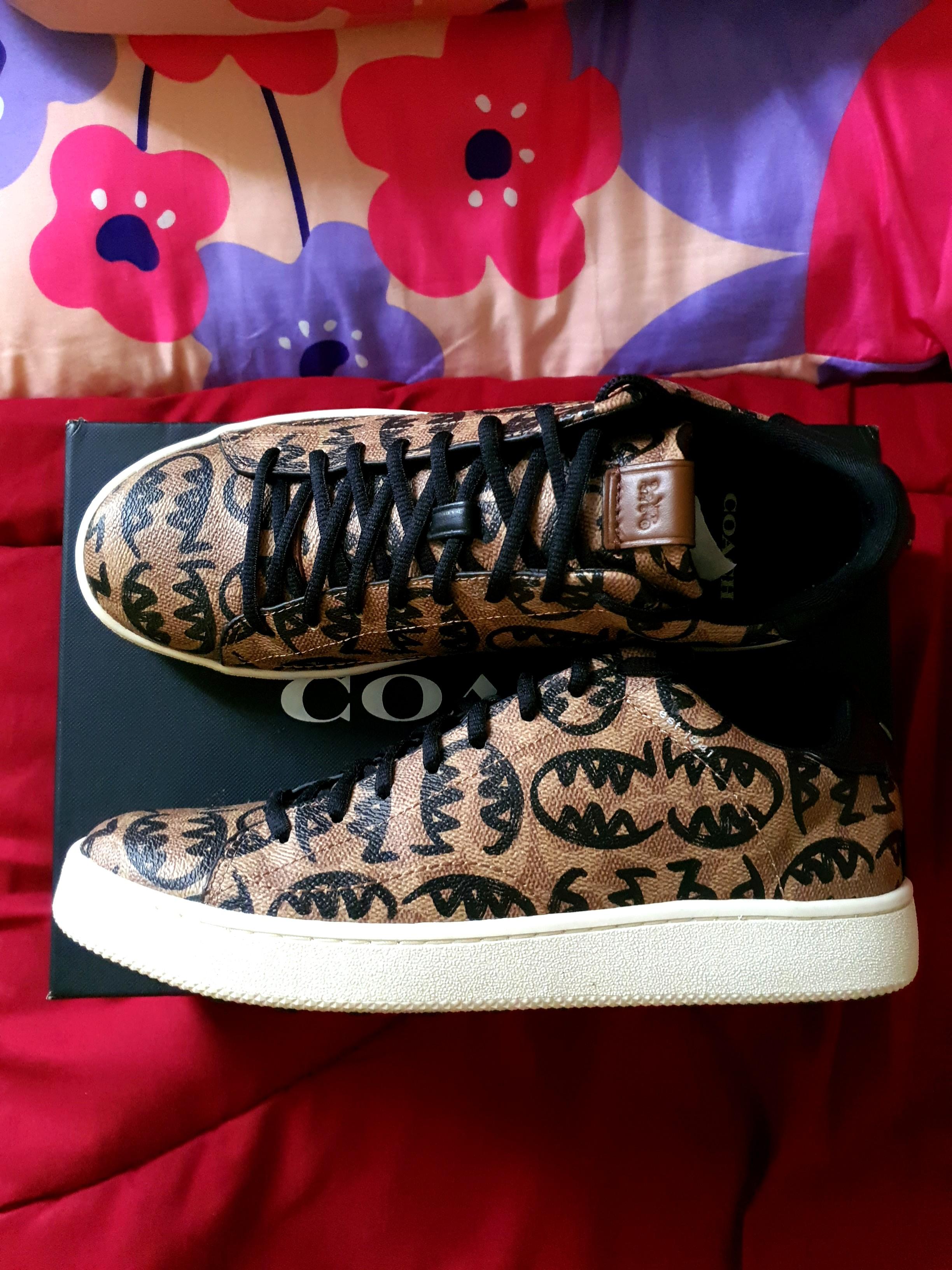 Coach x Guang Yu T rex Monogram Prints All Over Sneakers. Men s