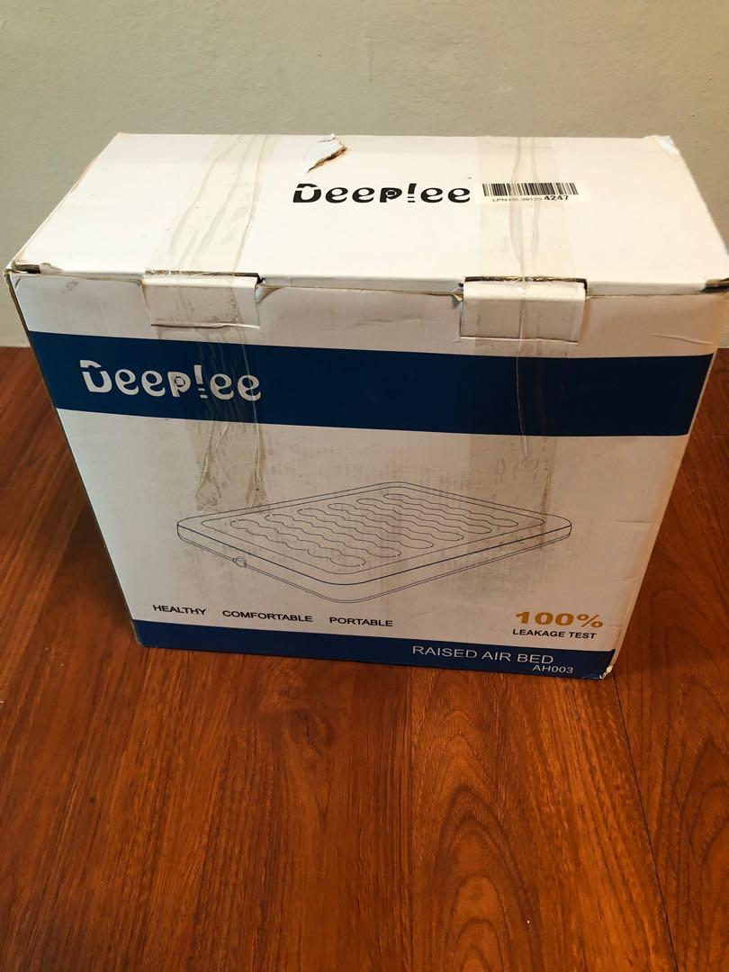 Deeplee Raised Air Bed, Furniture & Home Living, Furniture, Bed Frames