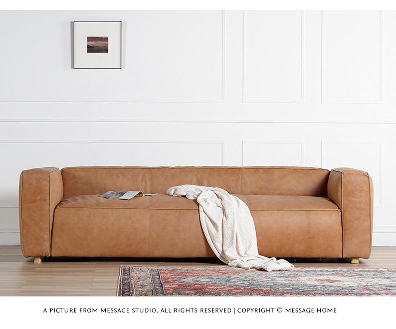 Nappa leather clearance sofa