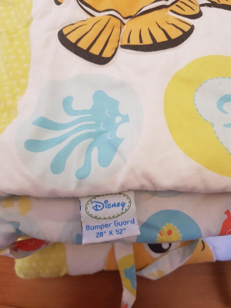 Finding nemo crib bumper clearance