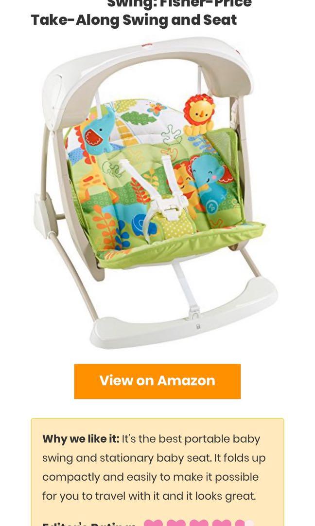Fisher price 2 in 1 swing and seat top