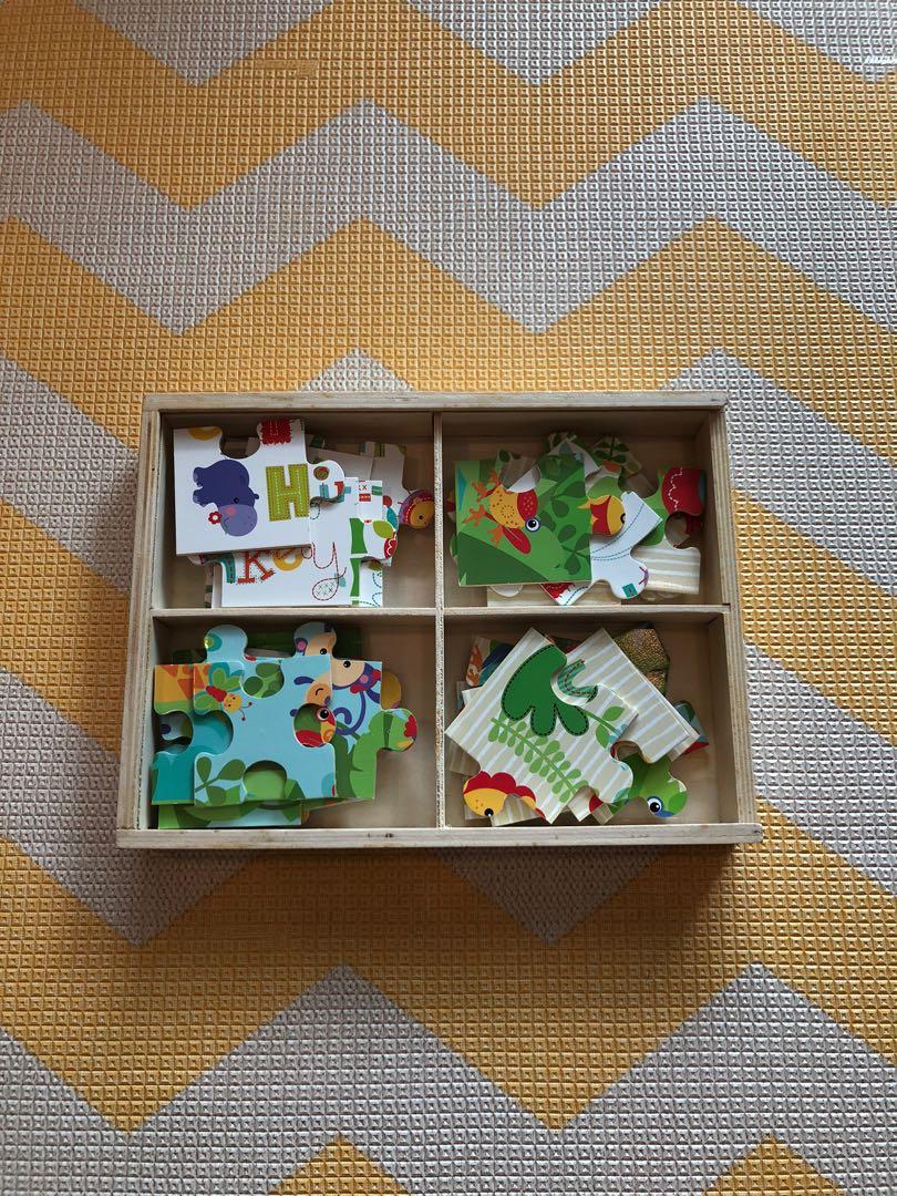 fisher price wooden puzzles