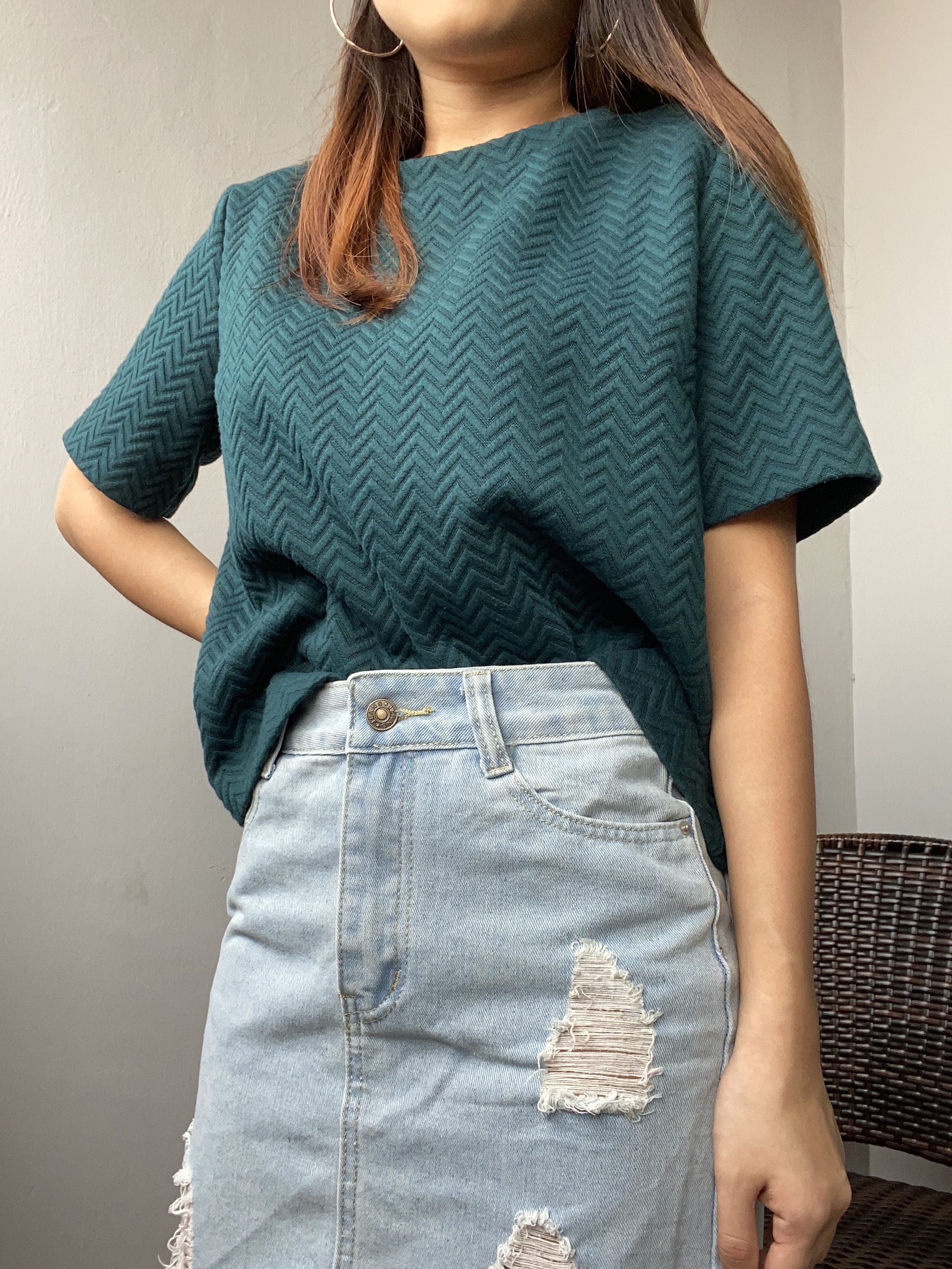 Forest Green Vilma Top main image 1