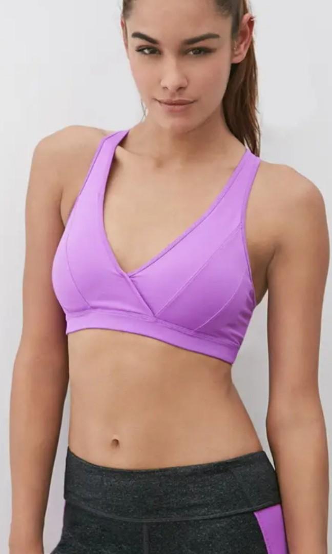 Forever 21 black top sports bra