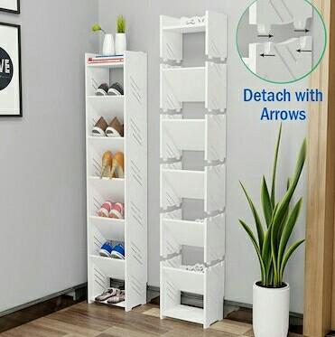 Free Delivery Slim Shoe Rack Furniture Shelves Drawers On Carousell