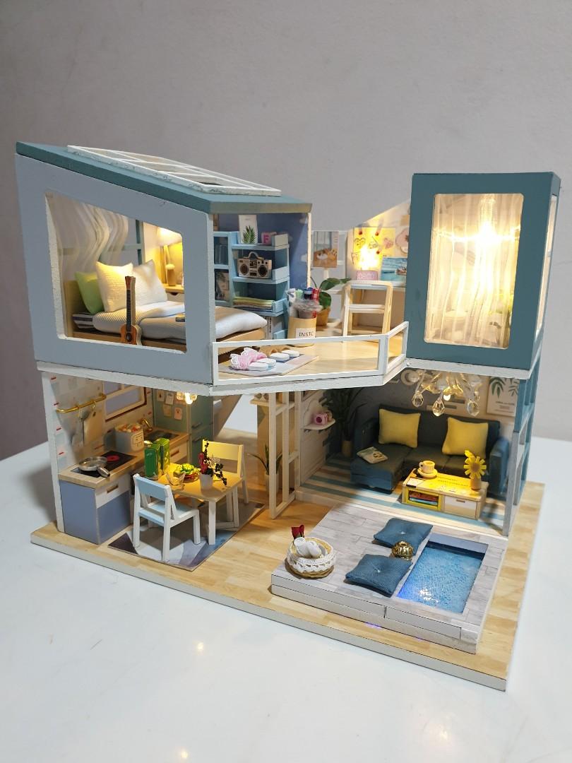 Diy miniature deals modern house