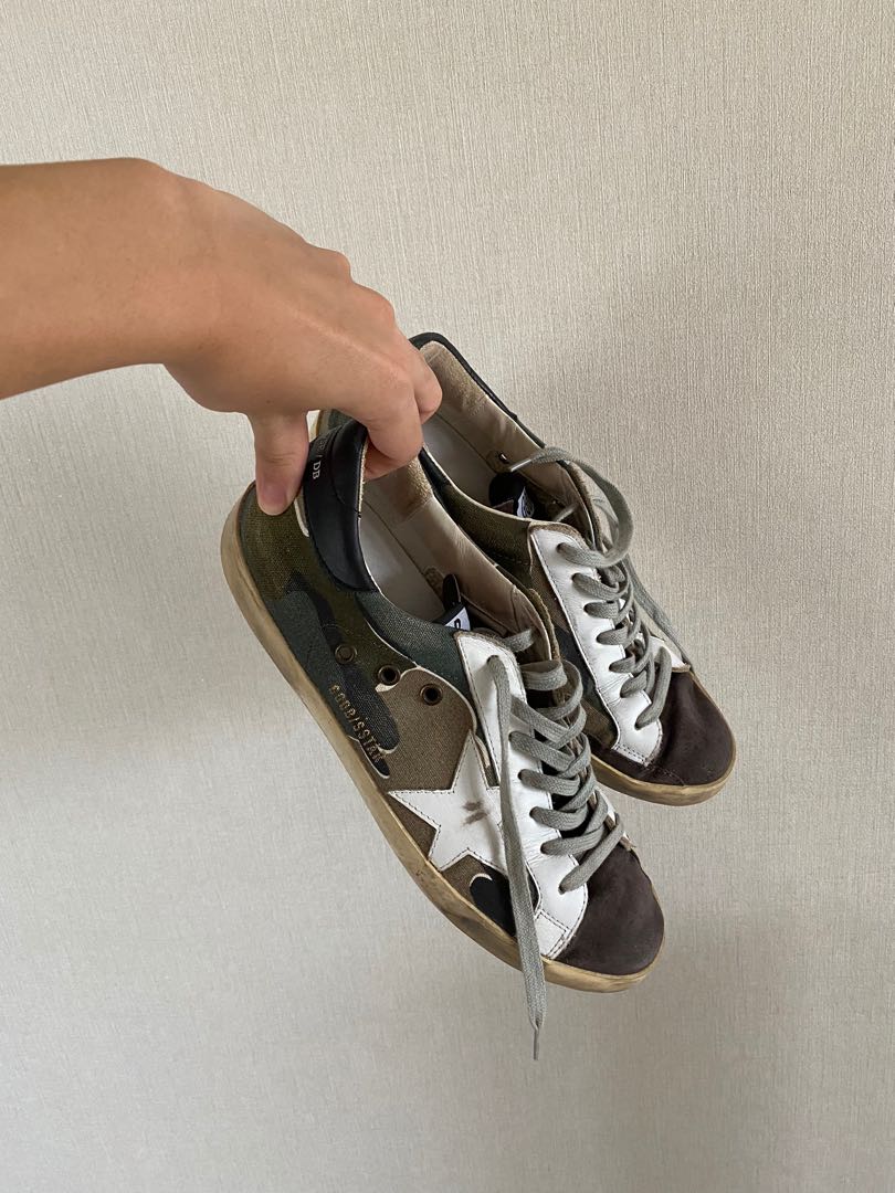 Golden goose camouflage sneakers sales