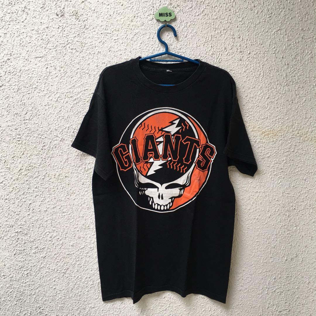 deadmansupplyco Vintage Baseball - San Francisco Giants (Orange Giants Wordmark) T-Shirt