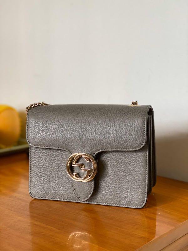 gucci interlocking leather bag