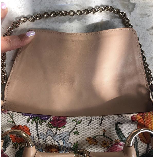 Gucci Flora Canvas Clutch Bag