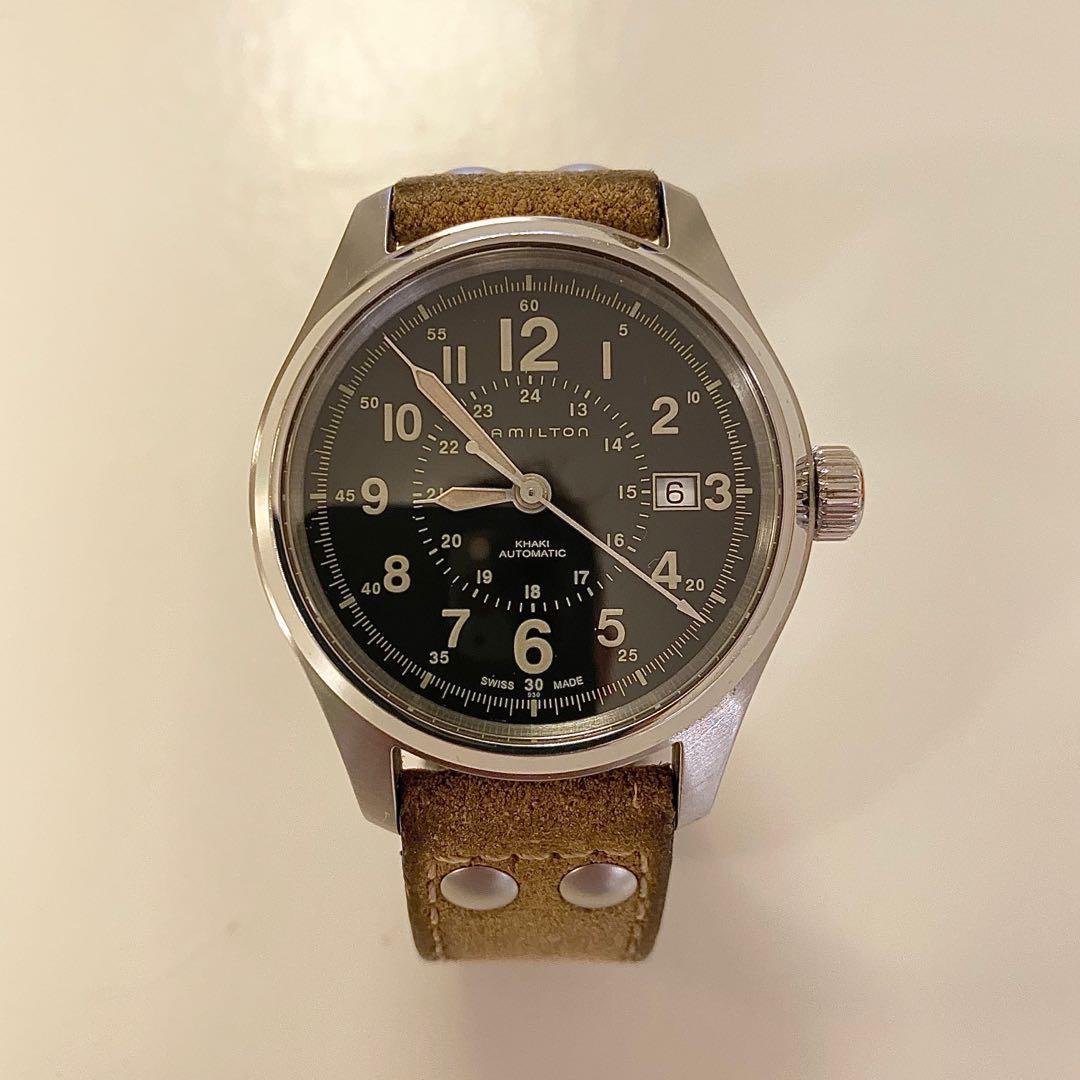 Hamilton Khaki Field H705950 Automatic Watch Black Dial