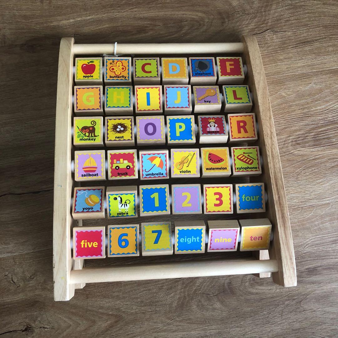 hape alphabet abacus