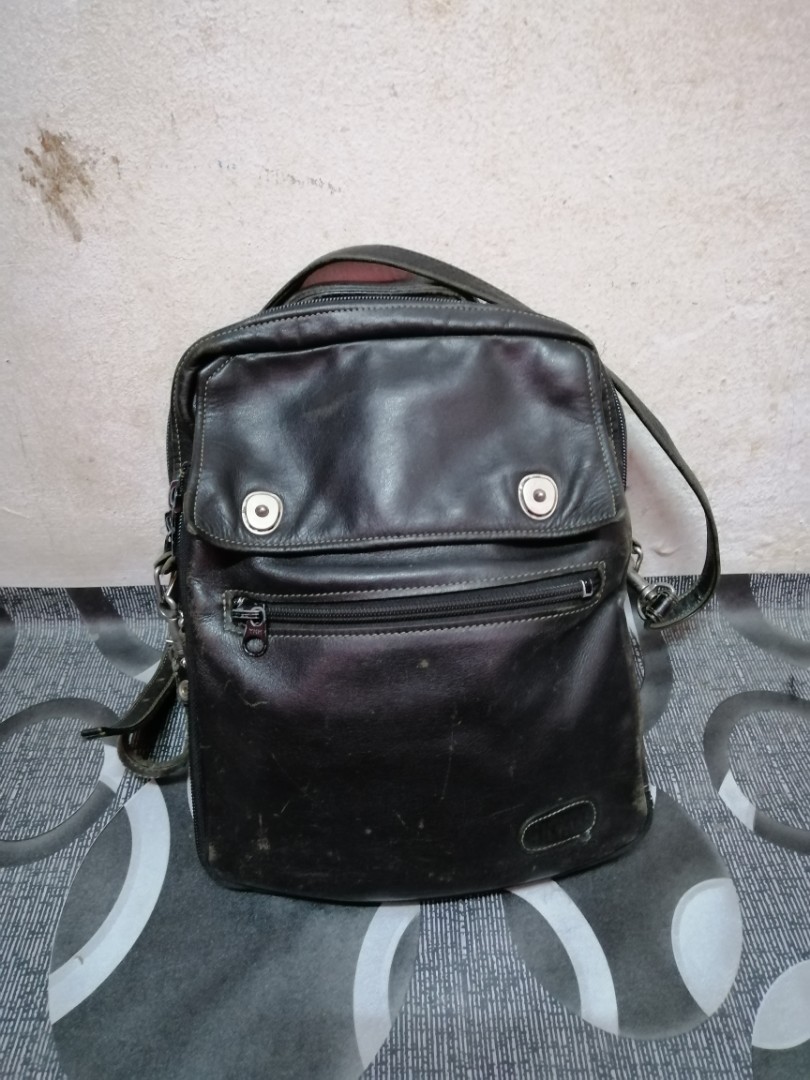 Hickok leather sling bag clearance