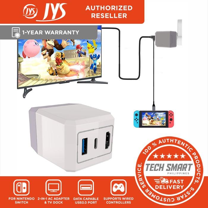 Jys Convert Dock Charger For Nintendo Switch Video Gaming Video Game Consoles Nintendo On Carousell
