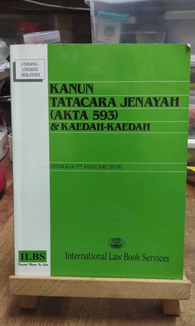 Kanun Tatacara Jenayah Akta 593 Kaedah Kaedah Textbooks On Carousell
