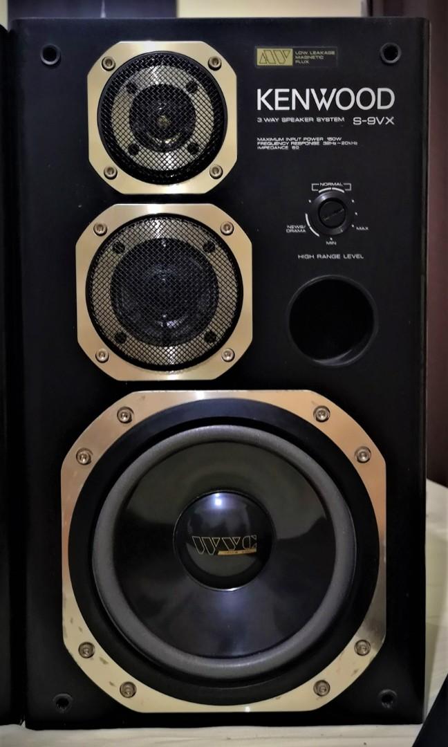 REPRICED Kenwood S9VX 3Way Speaker System 150 Watts, 6ohms Made in