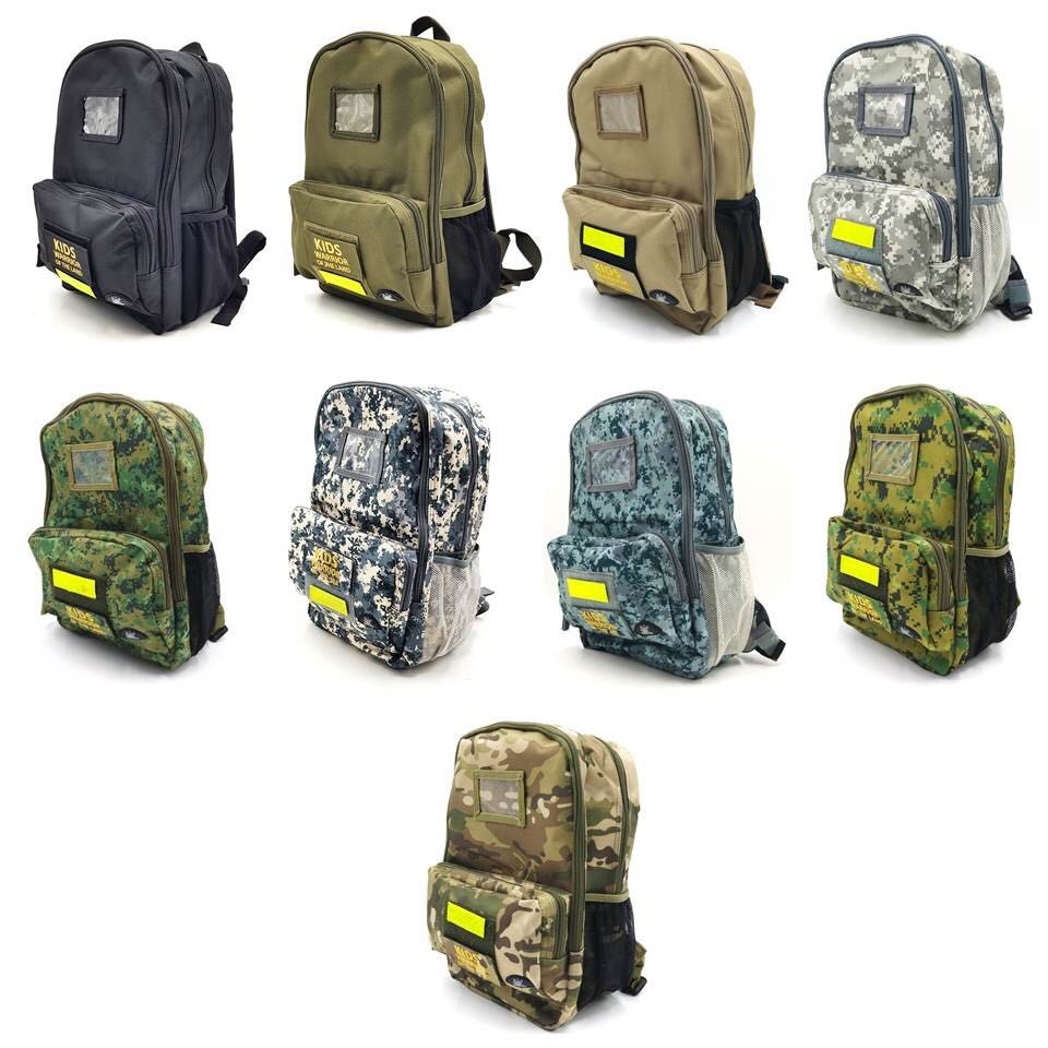 Kids army backpack store