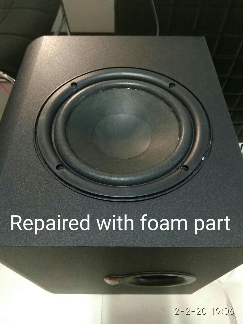 klipsch promedia 2.1 subwoofer foam replacement