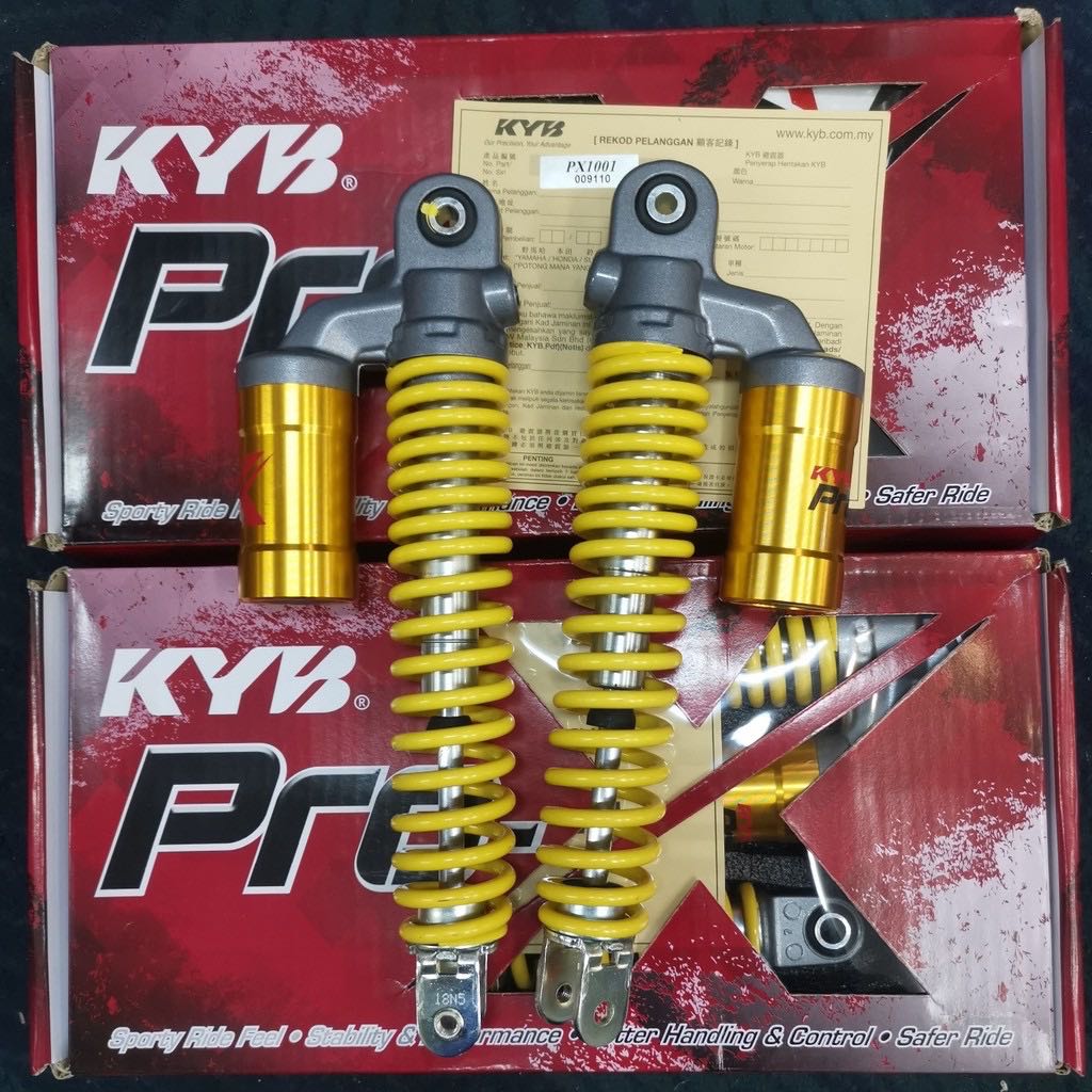 Kyb Pro X Pro X Suspension Shock Absorber Aerox Nvx155 Rxz Motorcycles Motorcycle Accessories On Carousell