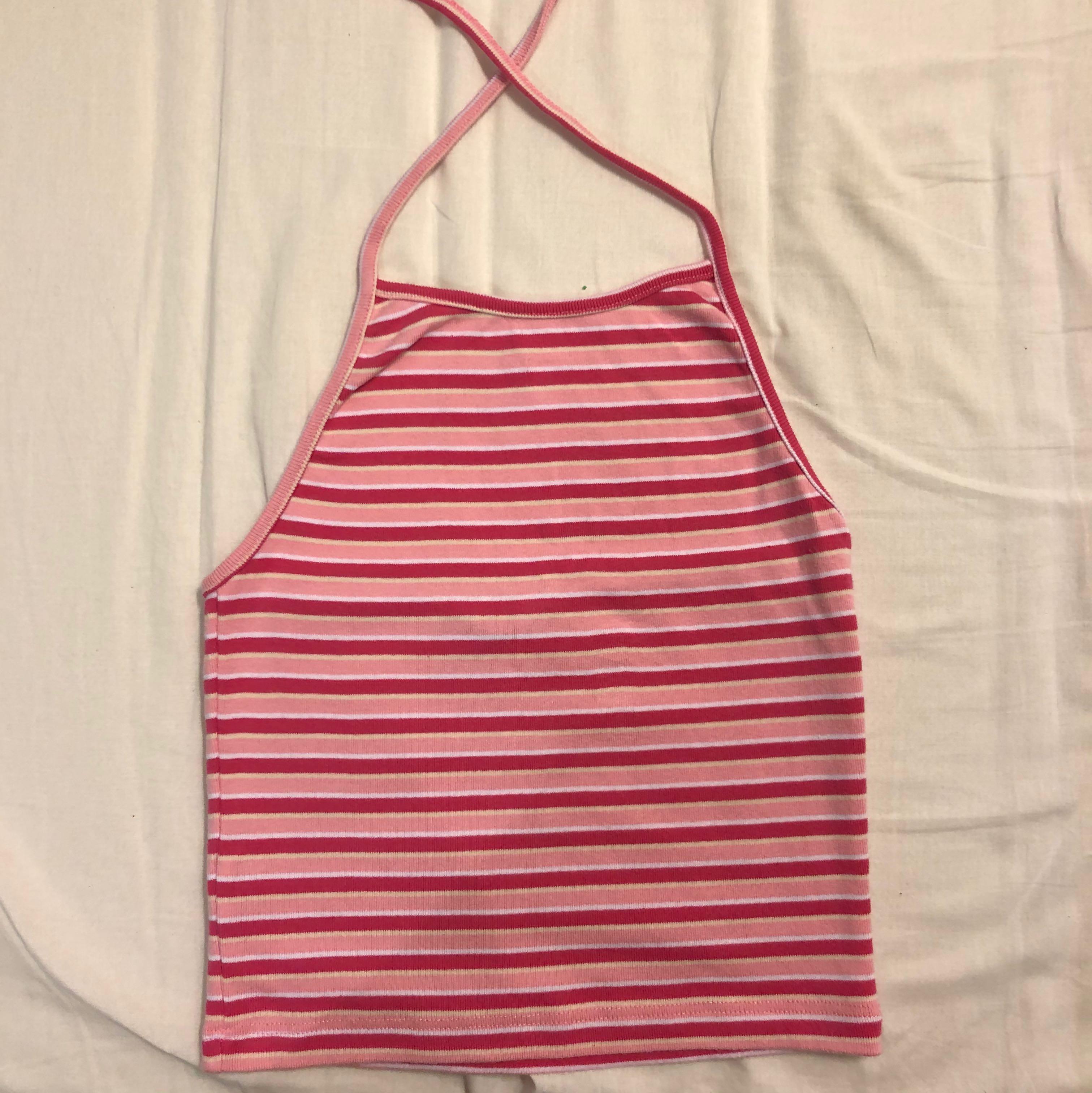 BRANDY MELVILLE Laura halter top, Women's Fashion, Tops, Others Tops on  Carousell