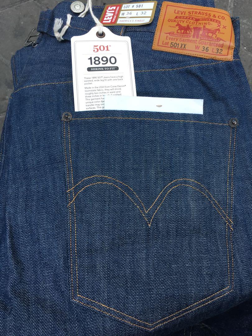 Levi's Vintage Clothing 1890, Men's Fashion, Bottoms, Jeans on Carousell